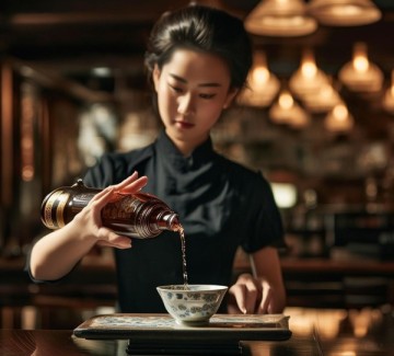 酒店服务员倒酒礼仪，白酒的斟酌之道与礼仪规范