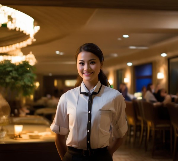 泊里酒店，专业迎宾礼仪，温暖服务从第一印象开始